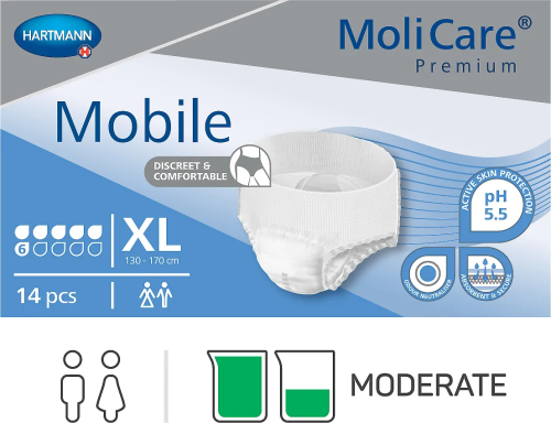 Molly Care Premium Man Pants Incontinence Pants For Men (L) 7 Pants -  صيدلية غيداء الطبية