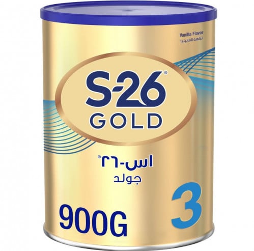 حليب اطفال اس 26 جولد 900 جرام رقم 3 S26 GOLD