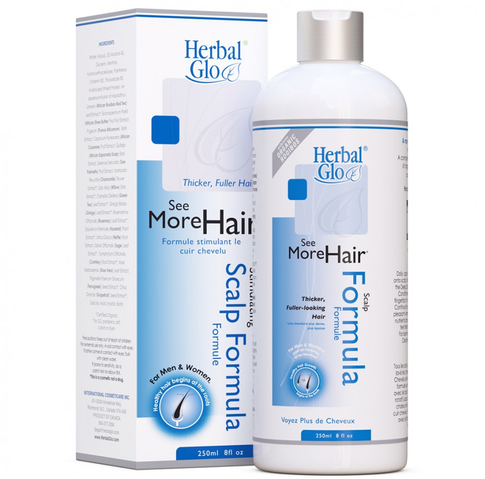 هيربال جلو فورمولا تركيبة لفروة الرأس Herbal Glo See More Hair Formoul Ghaydaa Medical Store