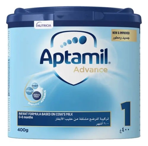 Aptamil Advance No. 1 baby milk - 400 grams nutricia APTAMIL WITH PRONUTRA INFANT  FORMULA - صيدلية غيداء الطبية