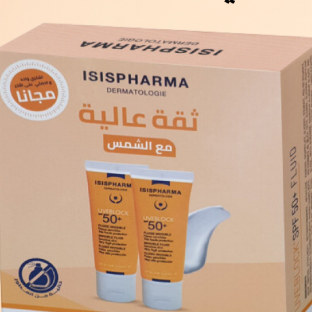ايسيسفارما واقي شمس بعامل حماية 50 - 2×40 مل