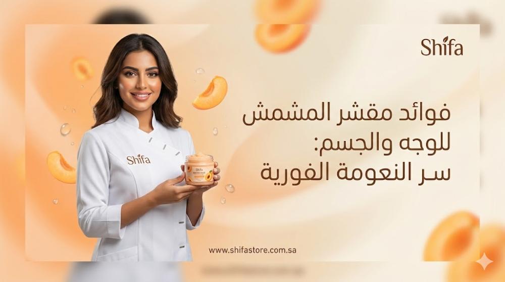 فوائد مقشر المشمش للوجه والجسم