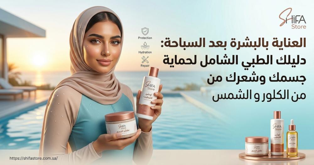 دليلك الطبي الشامل لحماية جسمك وشعرك من الكلور والشمس