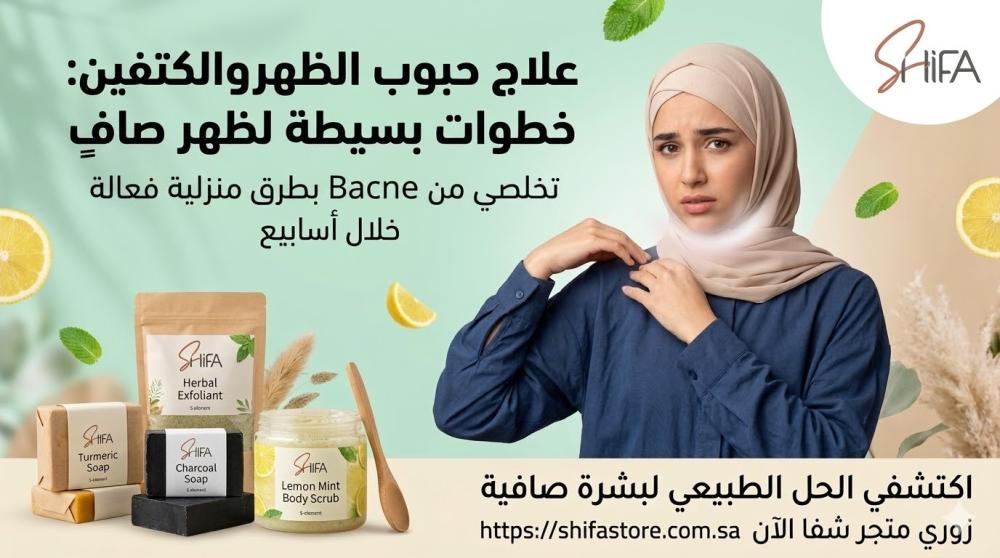 علاج حبوب الظهر والكتفين: خطوات بسيطة لظهر صافٍ