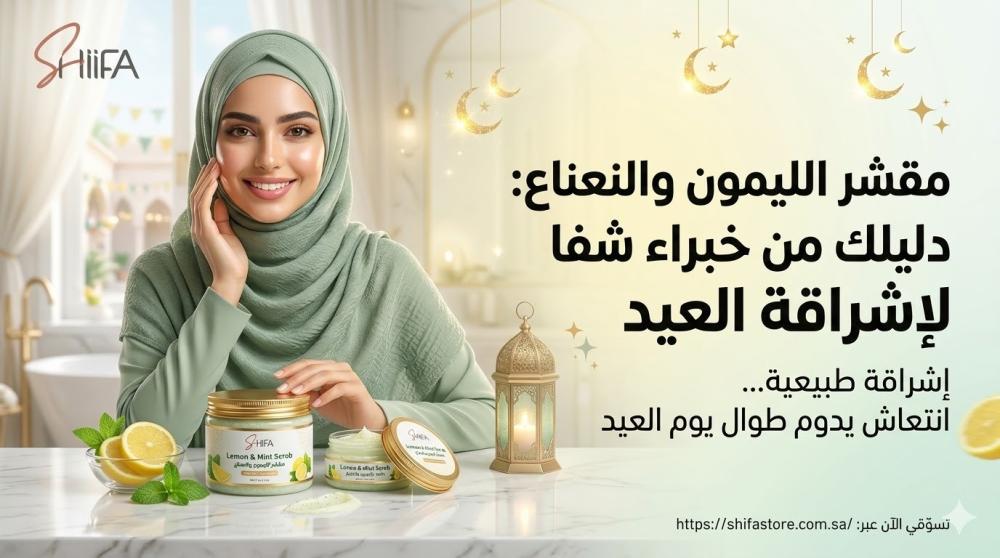 مقشر الليمون والنعناع: دليلك من خبراء شفا لإشراقة العيد