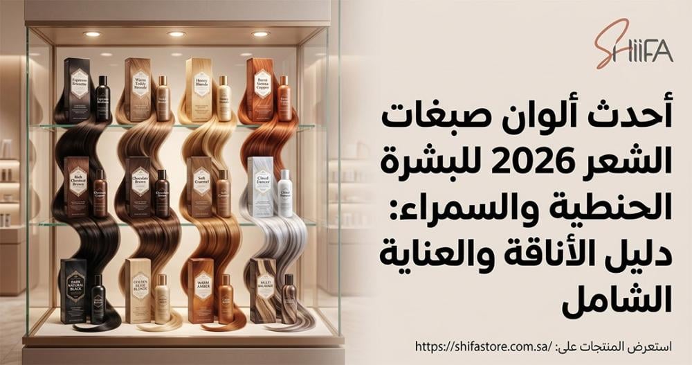 أحدث ألوان صبغات الشعر 2026 للبشرة الحنطية والسمراء: دليل الأناقة