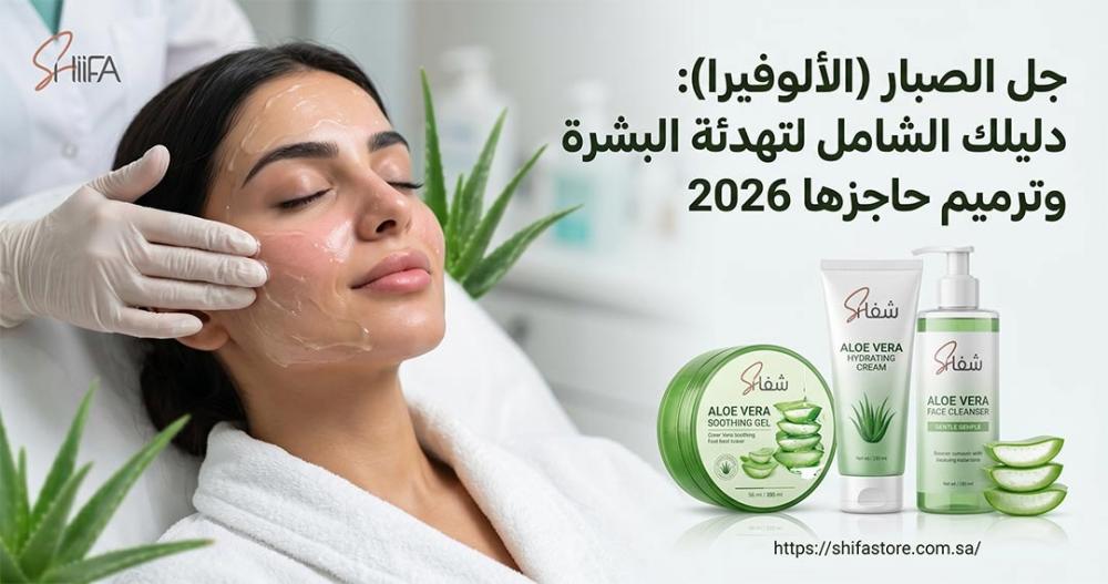 جل الصبار (الألوفيرا): دليلك الشامل لتهدئة البشرة وترميم حاجزها 2026