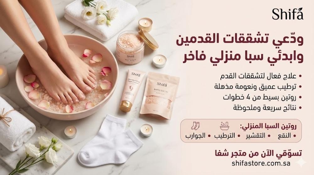 علاج تشقق القدمين - خبراء شفا