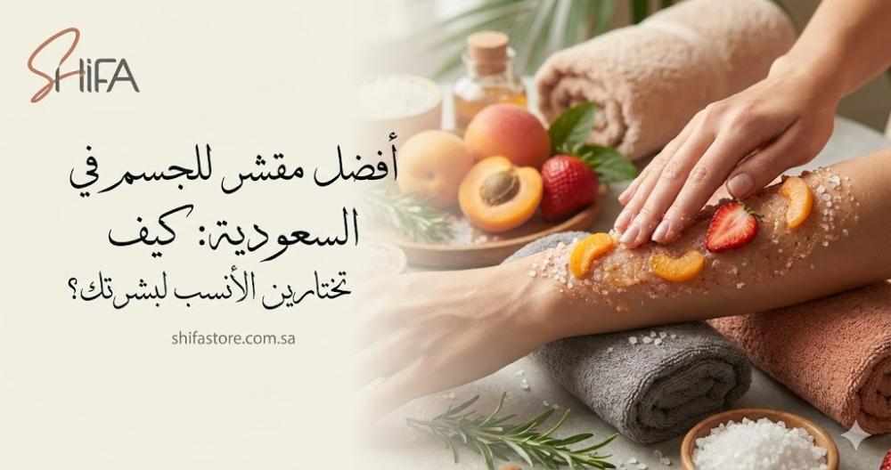 أفضل مقشر للجسم في السعودية - متجر شفا