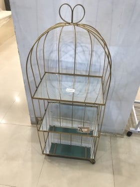 رف حديد ثلاثة دور