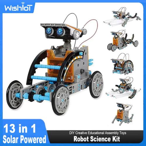 لعبة روبوت الطاقة الشمسية (13 في 1) STEM