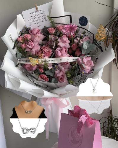 بكج سواروفسكي " باقة + سلسال "