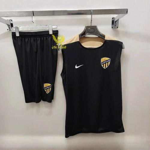 طقم تمارين نادي الاتحاد تيشيرت كات مع الشورت