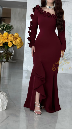 فستان ورد الجوري