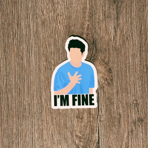 ستيكر I’m fine