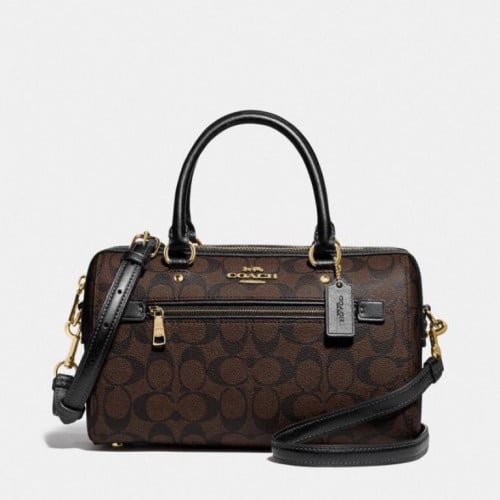 حقيبة روان ساتشل Rowan Satchel من القماش بنقشة مار...
