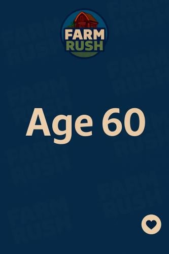 حيوان عمره 60 لفتح مربع ترقية التخزين |Age 60+