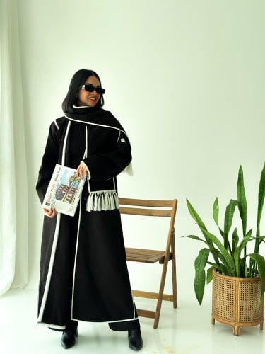 عباية شتوية بشال