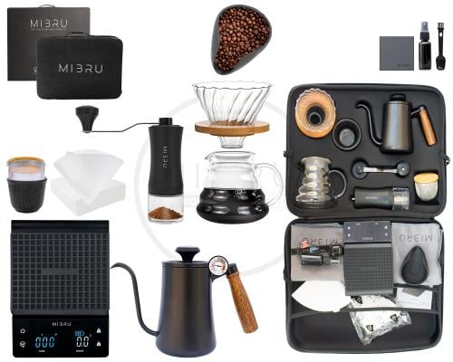 مجموعة V60 مع شنطة قهوة 14 في 1