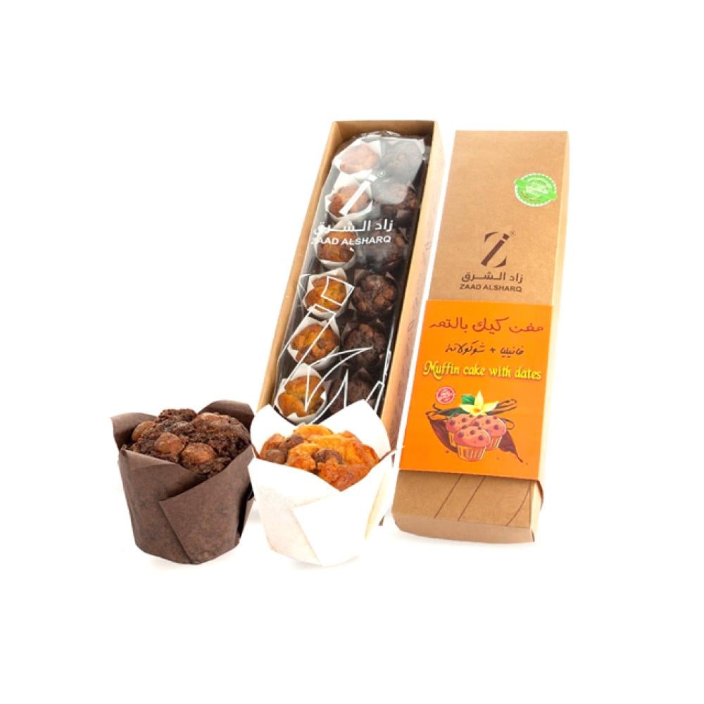 مفن كيك بالتمر فانيليا+شوكولاته زاد الشرق