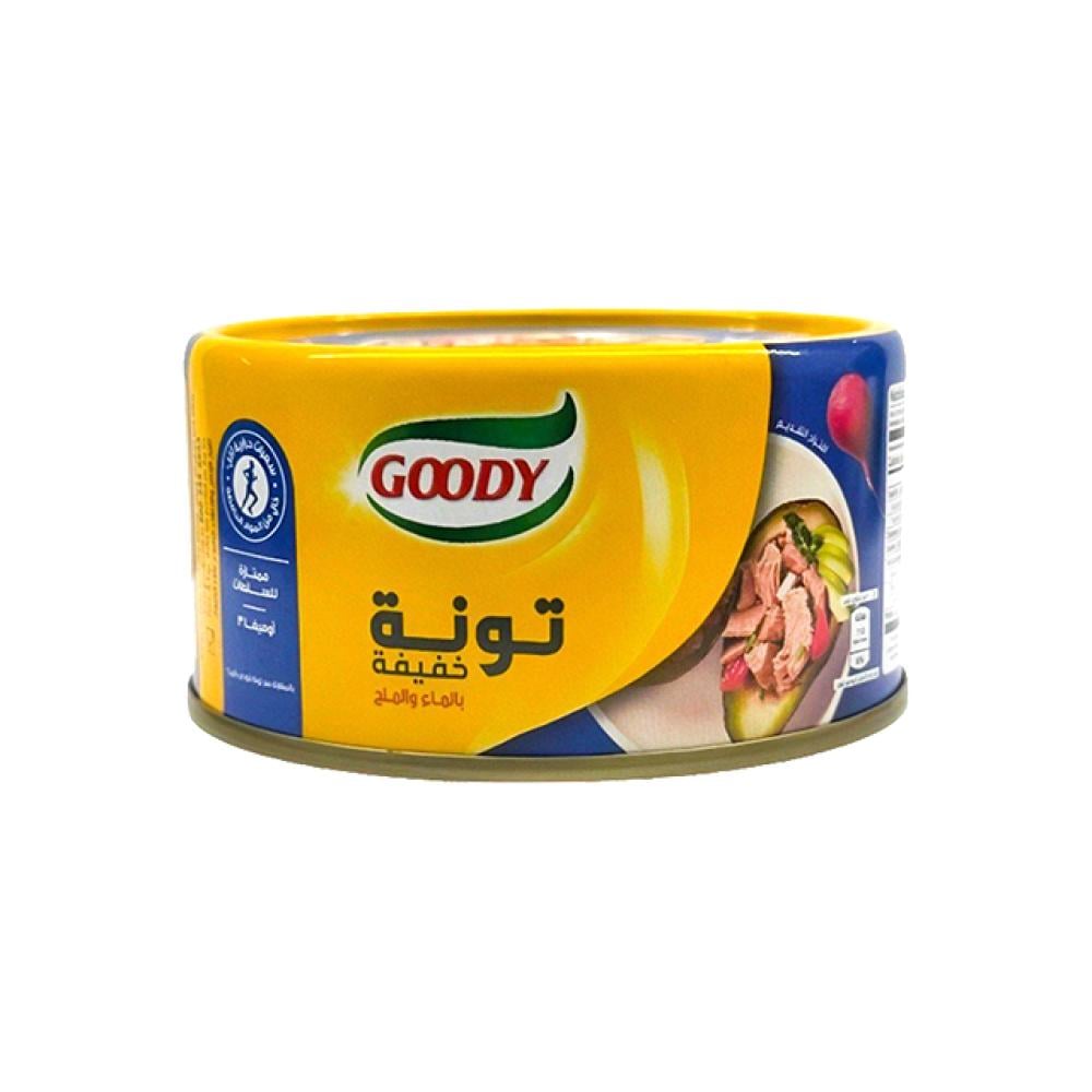 قودي تونا خفيف بالماء والملح 185 جرام