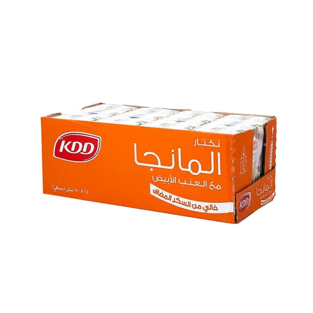 كي دي دي نكتار مانجا بدون سكر 24 حبة 180 مل