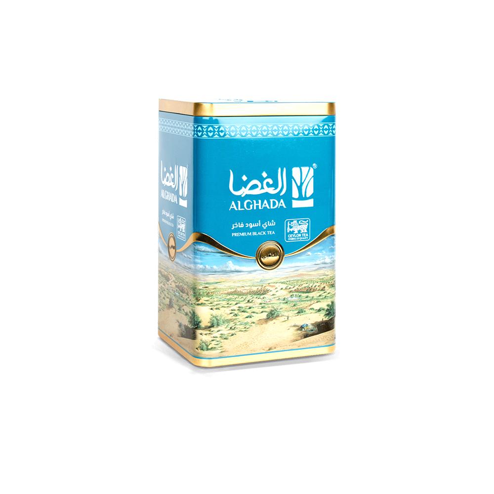 شاي الغضا - علبه الازرق الذهبي - 250