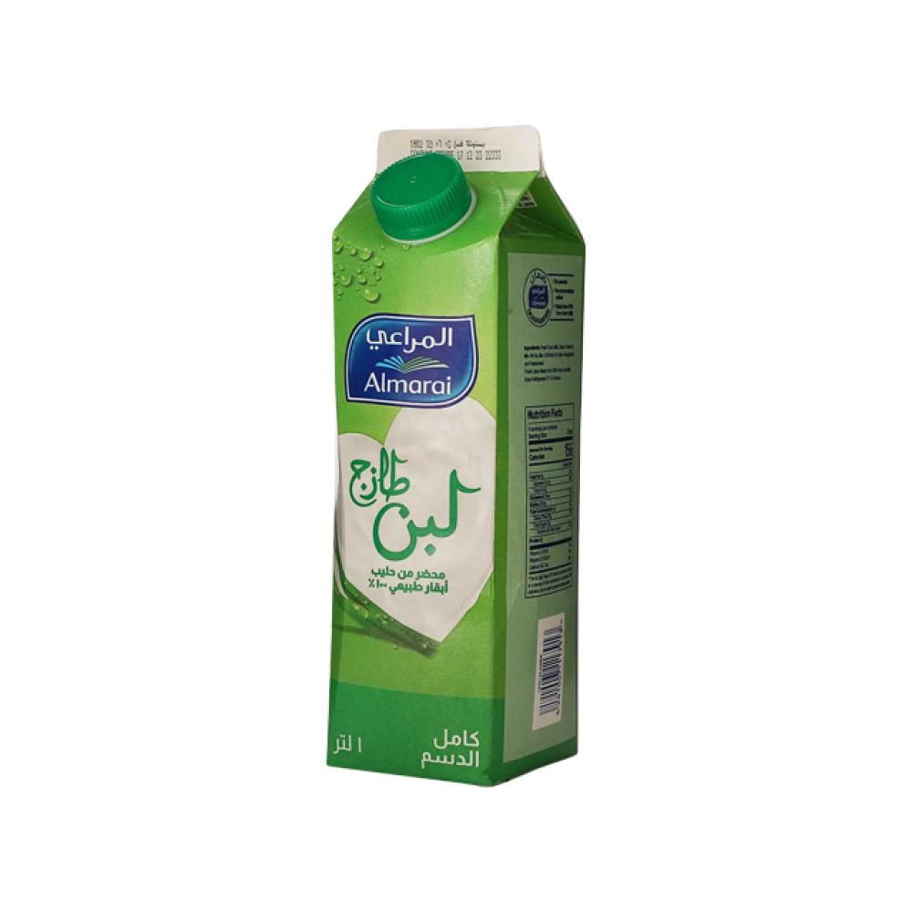 المراعي لبن كامل الدسم 1 لتر
