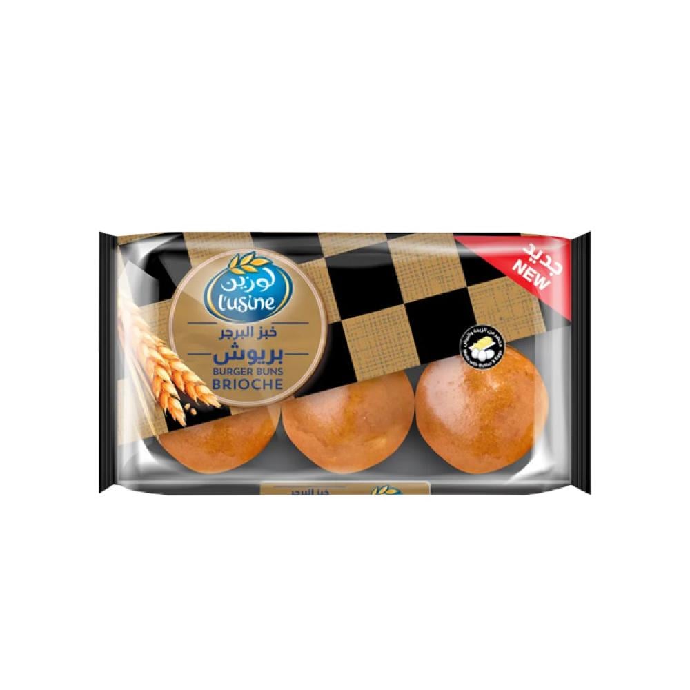 لوزين خبز البريوش برجر 400 جم