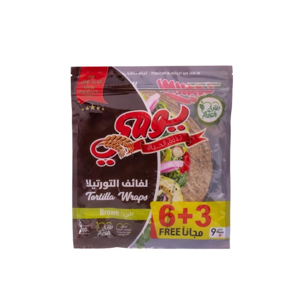 يومي خبز التورتيلا البني