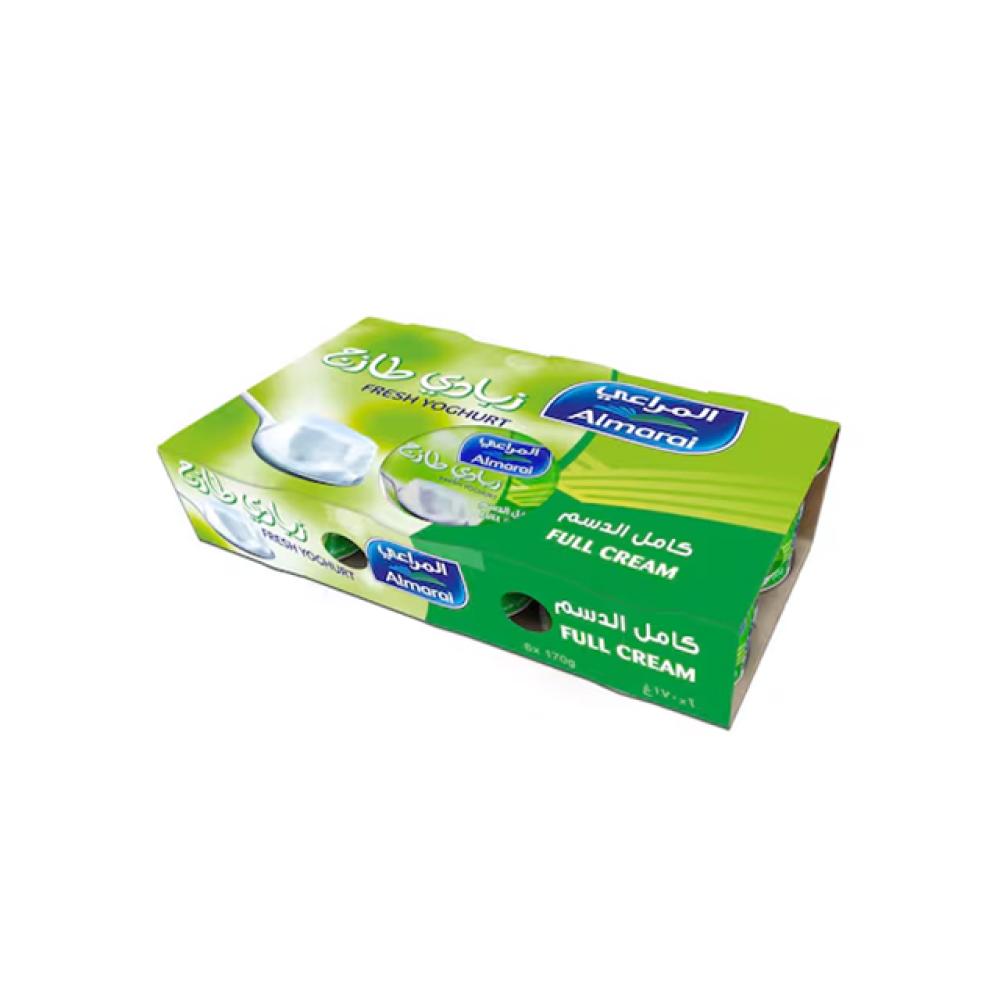 المراعي زبادي كامل الدسم 170 جرام × 6