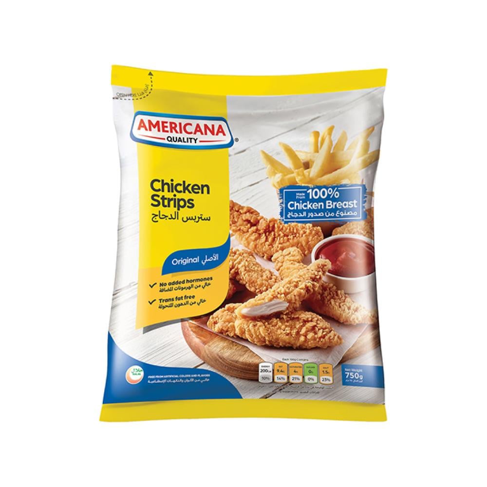 ستربس الدجاج أمريكانا 750 جم
