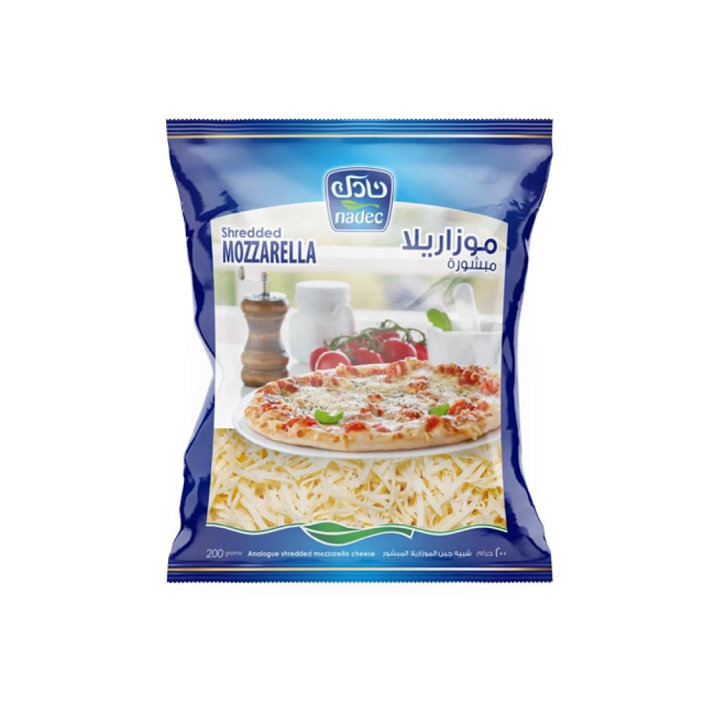نادك شبيه جبنة موزاريلا مبشورة كاملة الدسم   200 جم