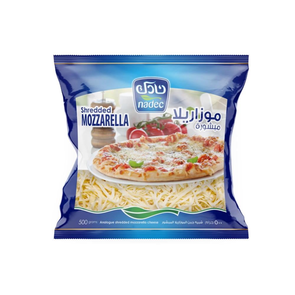 نادك شبيه جبنة موزاريلا مبشورة كاملة الدسم 500 جم