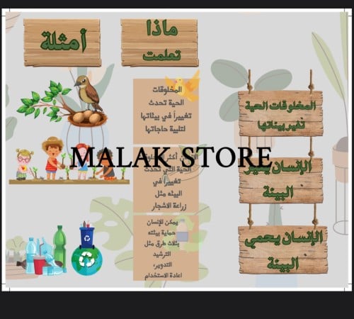 مطوية المخلوقات الحية تتغير بيئاتها للصف ثالث