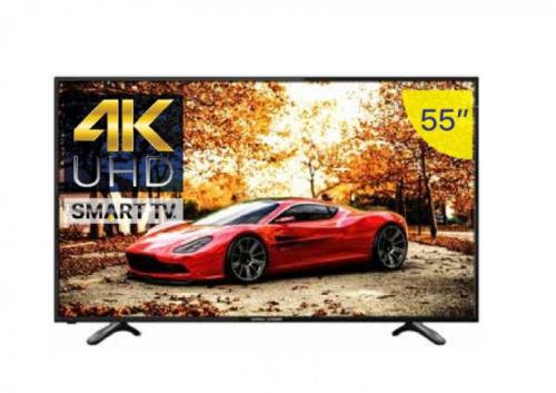 شاشة 55 بوصة جنرال دان , بدقة 4k عالية الوضوح ويبو...