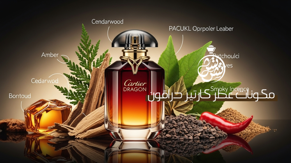 مكونات عطر كارتير دراقون