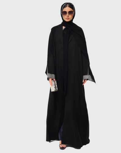 عباية بقصة بليزر