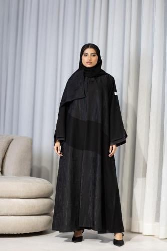 عباية نصف كلوش بقلاب دائري