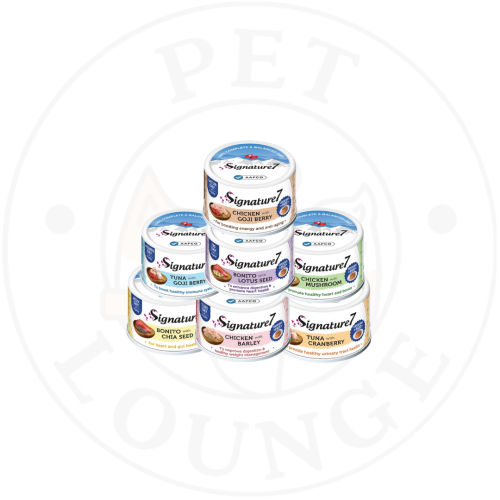 طعام رطب معلب للقطط مهروس 80g Signature7