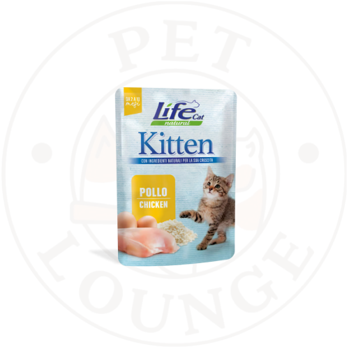 طعام رطب ظرف للقطط الصغيرة بالدجاج - 70g Life Cat