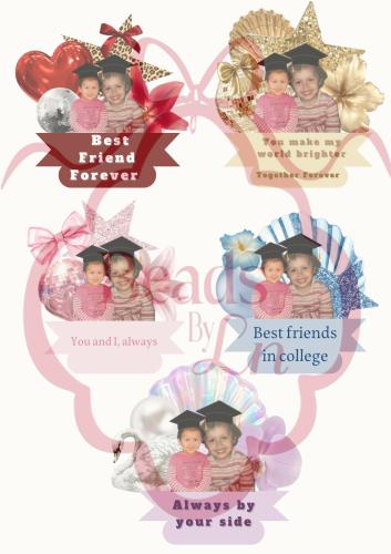 (تصميم مُميز) Friend Brooch