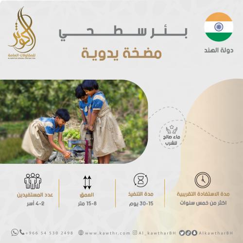 بئر سطحي مضخة يدوية