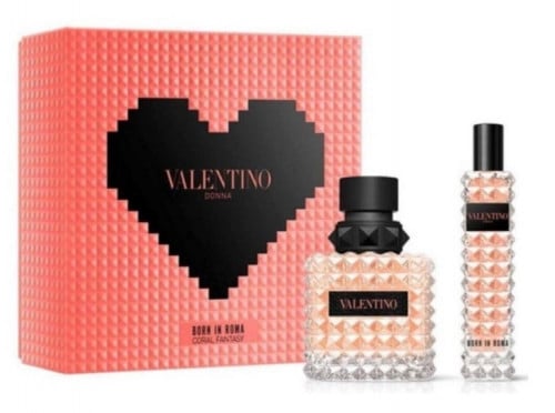 Valentito Donna Born In Roma Coral Eau de Parfum Set for Women 50ml