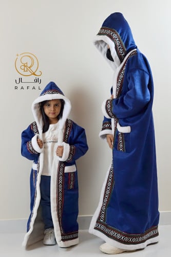 فروة شتوي ازرق