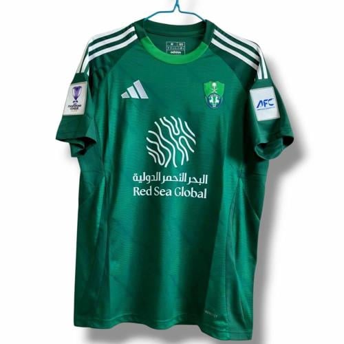 تيشيرت الاهلي السعودي 2025 نسخة آسيا بشعار النخبة