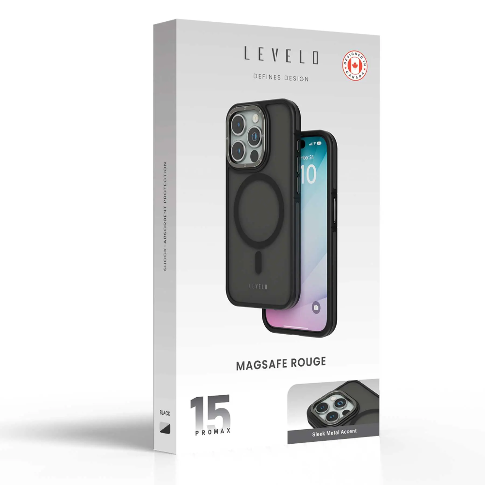 كفر ايفون 15 برو مقاوم للصدمات من LEVELO