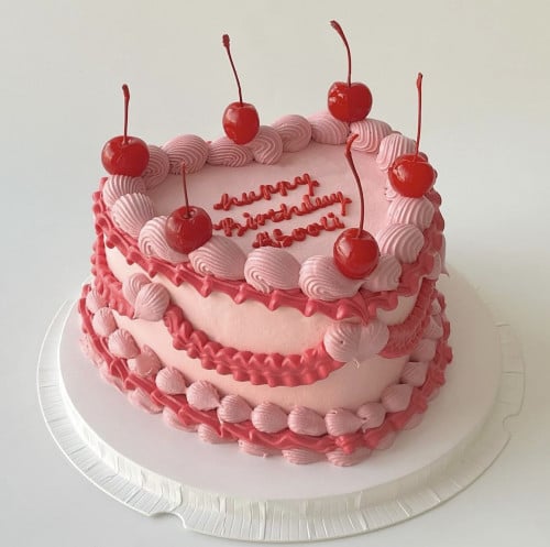 8inch Heart Cake