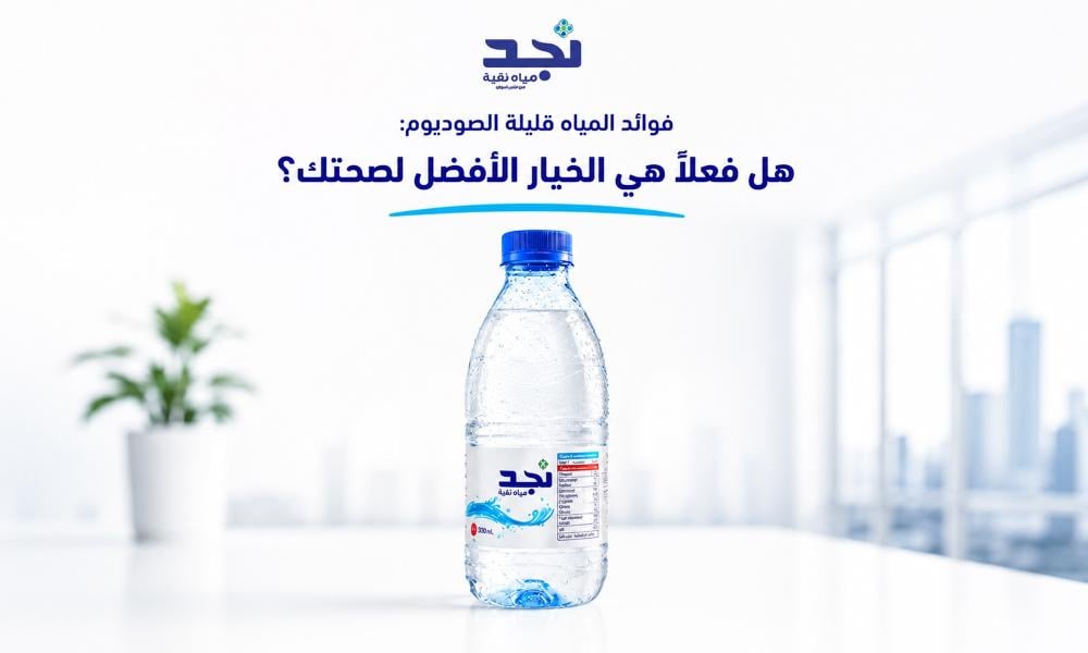 فوائد المياه قليلة الصوديوم: هل فعلًا هي الخيار الأفضل لصحتك؟