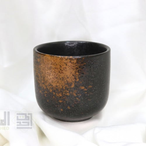 كوب سيراميك طبعة بني